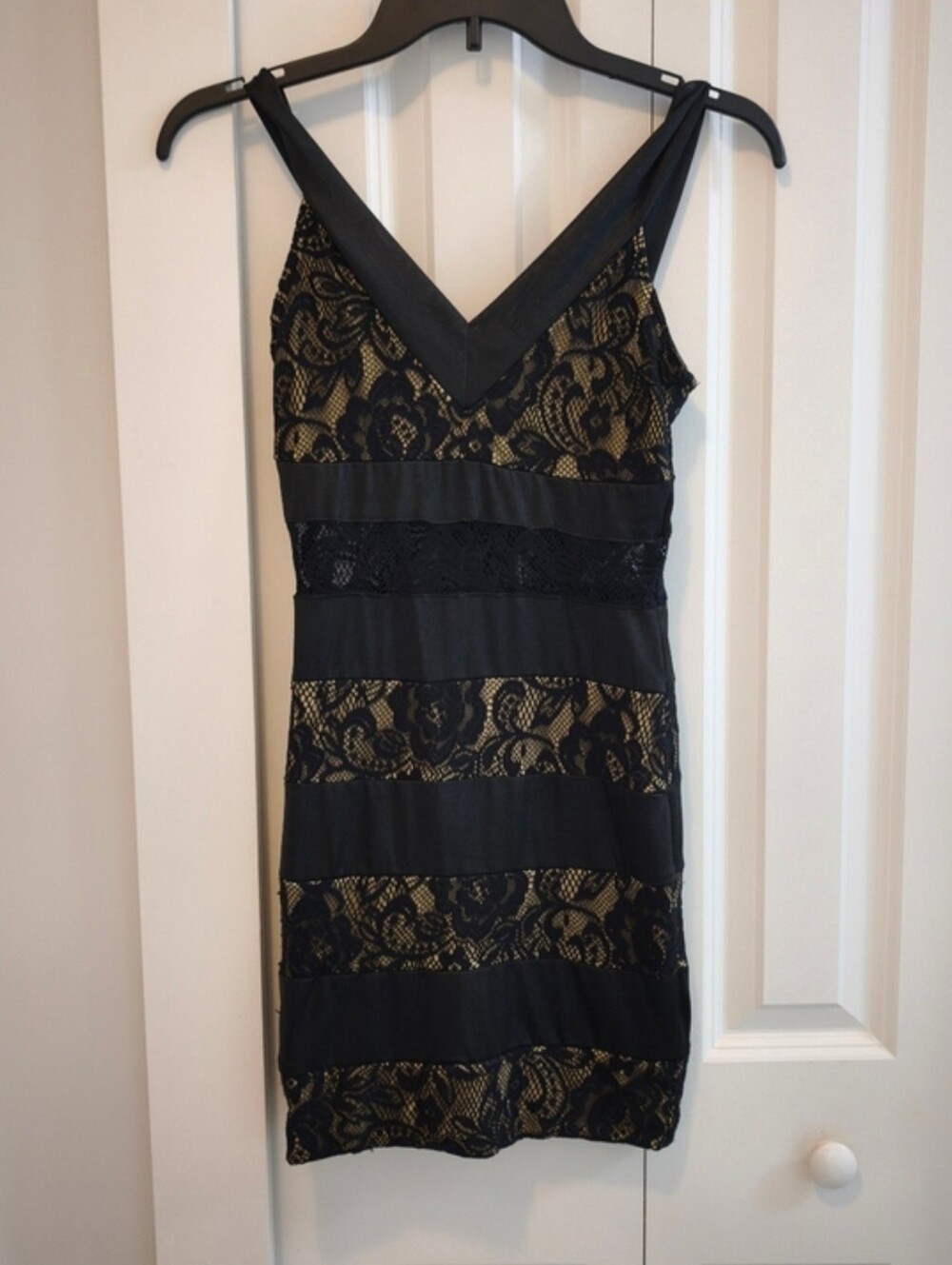 Windsor Black Lace Mini Dresses Bundle – Size Small – Set of 2